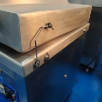 Penjualan Langsung Pabrik RuiCheng Mesin Vacuum Sealer Semi-Otomatis Listrik Tipe 500 untuk Daging Sapi Stainless Steel Kapasitas Tinggi 150kg/jam