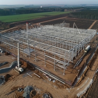 Atelier de transformation agroalimentaire au Kenya construit avec des kits en acier préfabriqués pour le stockage des aliments et les installations de production agricole