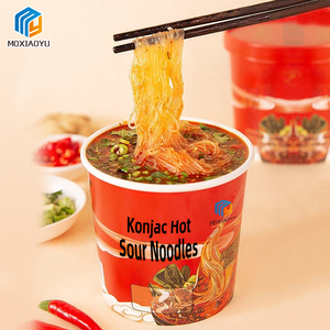 Shirataki mì Konjac mì chua nóng mì cay Halal ít calo mì chua nóng chế độ ăn uống sợi mì ăn liền - Product Image 3