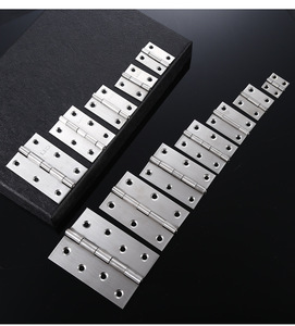 Petites charnières <span class=keywords><strong>de</strong></span> <span class=keywords><strong>porte</strong></span> plates en acier inoxydable, série mini, <span class=keywords><strong>de</strong></span> 1,5 à 4 pouces, design moderne pour cuisine, salon, appartement - Product Image 3