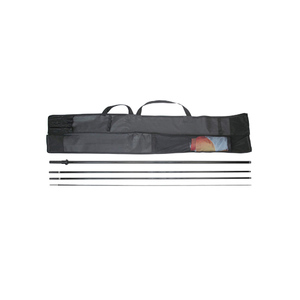 Kit de Bandera de Playa de Fibra de Vidrio Resistente al Viento, Bandera Rectangular en Forma de Lágrima para Ferias Comerciales y Promoción de Eventos - Product Image 6