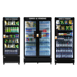 Máquina Expendedora Inteligente Qingo OEM/ODM con SDK, Refrigeración por Compresor, Pantalla Táctil de 7 Pulgadas, Capacidad de 428L, Cumple con ADA, Luz UV - Product Image 1