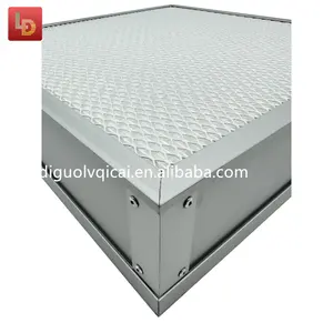 Junior High Efficiency Filter Aluminum Frame Top Liquid Tank Without Partition Filter Custrom