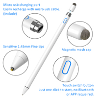 Usine En Gros Top Original Texture Universel Stylet Léger Stylets Métal Actif Stylet Stylo Pour Android ipad ios