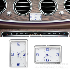 <span class=keywords><strong>Mini</strong></span> horloge de voiture, montre à Quartz, bracelet sur grille d'aération, tableau de bord, camion hors route, caravane, bateau marin, accessoires automobiles - Product Image 3