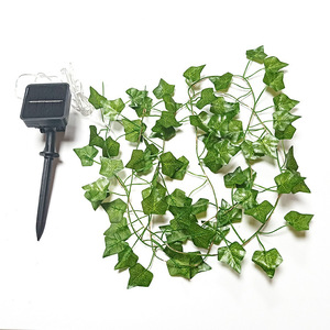 Năng lượng mặt trời cây nho Ivy trang trí nội thất chuỗi đèn <span class=keywords><strong>Maple</strong></span> <span class=keywords><strong>Leaf</strong></span> Vòng hoa Vòng Hoa Treo ánh sáng Cổ Tích đêm đèn cho Nhà phòng ngủ Tường Vườn - Product Image 6