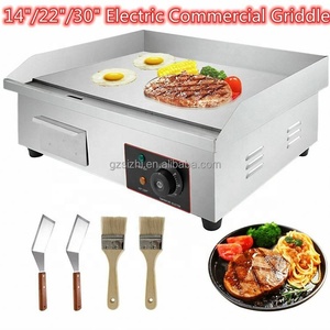 Sizhi profesional comercial de acero inoxidable encimera <span class=keywords><strong>Teppanyaki</strong></span> Grill placa completa plancha eléctrica para restaurante - Product Image 2