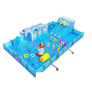 Castillo inflable grande para exteriores, trampolín, equipo de entretenimiento, castillo infantil con tobogán, venta directa de fábrica. - Product Image 1