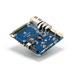 Placa Portadora de Red Dual HT Raspberry Pi CM5 con Puerto Ethernet Gigabit y 2.5G RJ45, Ranura M.2 NVMe SSD, Interfaces MIPI Duales de Alto Rendimiento - Product Image 4
