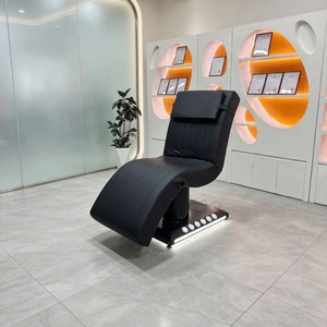 Table de massage électrique pliable de luxe noire, lit de soin esthétique incurvé pour esthéticienne, soins du visage, salon, gym, lit esthétique - Product Image 5