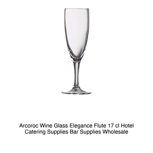 แก้วฟลุต Elegance 17 cl Arcoroc แก้วสูง 17.5 ซม. เส้นผ่านศูนย์กลาง 5.2 ซม. - Product Image 2
