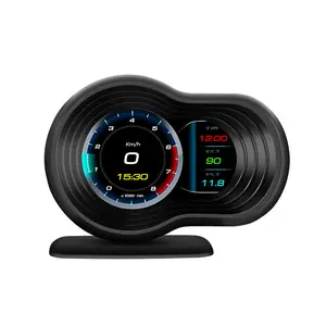 F9 OBD affichage tête haute pour HUD Auto Smart Car ordinateur de bord jauge compteur de vitesse numérique alarme température de l'eau température de l'huile Turbo