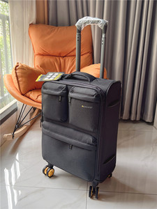 <span class=keywords><strong>Valise</strong></span> <span class=keywords><strong>en</strong></span> tissu à roulettes pivotantes de 20 pouces avec serrure TSA pour les voyages d'affaires - Product Image 3