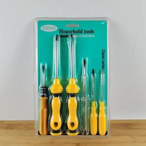 XINTENGFEI <b>Screwdriver</b> <b>Set</b> 6 Piece Industrial Grade Flat Head Tools Household Repair Kit - Product Image 1