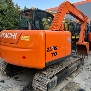 รถขุดตีนตะขาบฮิตาชิ ZX70 มือสอง 7 ตัน ตรวจสอบครบถ้วน ประสิทธิภาพสูง เหมาะสำหรับงานปรับปรุงเมืองและโครงการก่อสร้างขนาดเล็ก - Product Image 2