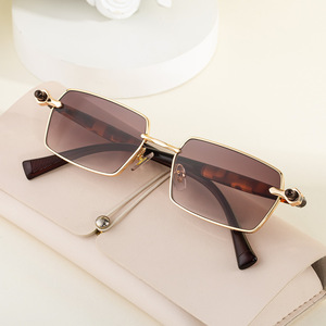 Lunettes de soleil carrées Cy-Gz1502 unisexe, monture plastique et métal, protection UV400, style conduite en extérieur - Product Image 2