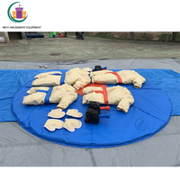 Jeux de lutte de sumo amusants, costume de lutteur avec tapis de lutte de sumo, ensembles de sumo pour adultes et enfants