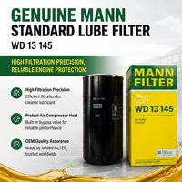Filtro de Aceite MANN FILTER WD13145, Filtro de Lubricación de Repuesto para Compresor de Aire de Tornillo
