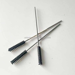 Cepillo de Pulido Cilíndrico Abrasivo Flexible para Acabado de Superficies y Desbarbado de Orificios Cruzados - Product Image 1