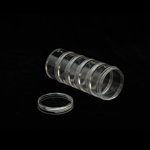 Transparent Storage Box 5cm 5 Piece Integrated Jewelry Organizer Plastic Travel Container For Jewelry Storage Bottle - Product Image 2