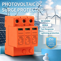 Parafoudre DC SPD-40 (Type T2) pour systèmes photovoltaïques solaires, courant de décharge max. 40 kA, protection haute tension contre la foudre