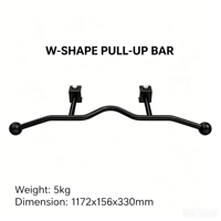 Barre de traction robuste pour Power Cage, rack à squats, multi-positions, fixation murale, accessoire d'entraînement de gym pour exercices du dos