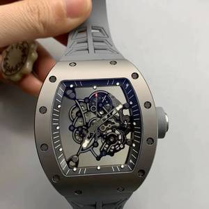 Top-tier 055 gray titanium ceramic <b>case</b> hollow dial no scale integrated movement men's business mechanical <b>watch</b> - Product Image 1