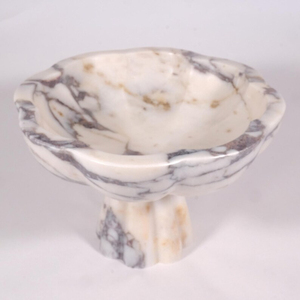 แจกันหินอ่อนวิโอลาแบบมีฐานสำหรับตกแต่ง - Product Image 4