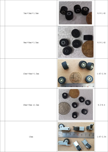 Con lăn áp lực 10mm * 6mm * 1.5 Con lăn Pinch - Product Image 5