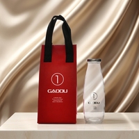 Bouteille en verre transparente pour eau gazeuse, jus et lait, avec couvercle métallique, 150ml, 250ml, 500ml, 1L, personnalisable
