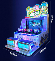 Machine de tir à jets d'eau pour 4 joueurs, équipement de divertissement dans une salle d'arcade, machine de jeu à monnayeur pour enfants