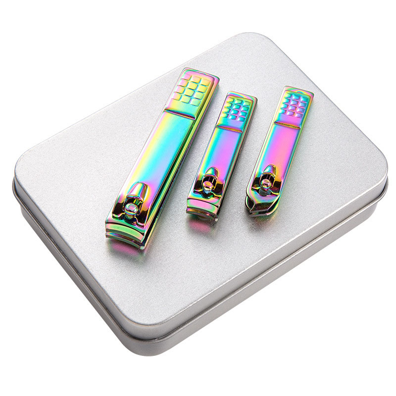 Кусачки для ногтей из нержавеющей стали резак из нержавеющей стали с двумя пружинами нож для триммера для ногтей Маникюр Педикюр Инструменты Профессиональный пальцев на руках и ногах; 2 стиля машинки для стрижки