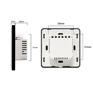 16A Smart Wifi Warmwasser bereiter Schalter EU/UK BLE Drahtlose Fernbedienung Kesselsc halter Wifi Kompatibel mit Alexa/Google Home/IFTTT