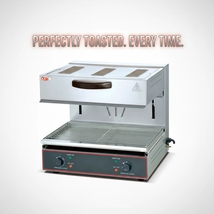Asador Eléctrico Tipo Salamandra OUTE, de Acero Inoxidable, Comercial, para Mostrador, para Hoteles, Pizzerías y Restaurantes - Product Image 2