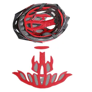 屋外旅行サイクリング男性と女性のための昆虫ネット調節可能なバイザーサイクリングヘルメット付き通気性マウンテンバイクヘルメット