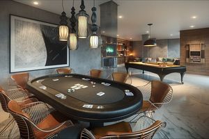 Mesa de Juego de Blackjack Convertible Profesional en Forma de Z de Metal con Superficie de Madera para Clubes Privados y Espacios de Ocio Modelo WE - Product Image 2