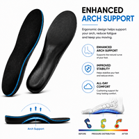 Semelles orthopédiques pour hommes et femmes, inserts de chaussures orthopédiques pour fasciite plantaire, soulagement de la douleur au talon et confort quotidien