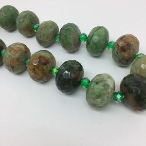 Cuentas DIY de alta calidad, joyería, pulsera, collar, colgante, Decoración, regalo, cuentas de piedra de ópalo <span class=keywords><strong>verde</strong></span> Natural, piedras preciosas sueltas - Product Image 5