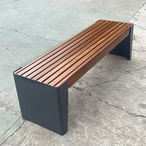 مقعد مع أثاث حضري مجلفن من الصلب مقاعد فناء خارجية في المناطق الحضرية مقاعد عمومية حضرية - Product Image 4