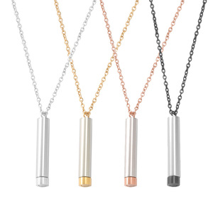 Kalung Silinder DIY dengan Pesan Tersembunyi, Dapat Ditarik, Tahan Air, Bahan Stainless Steel, Dapat Dilepas, Kosong, untuk Wanita & Pria, Perhiasan Berkualitas - Product Image 6