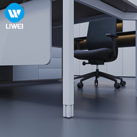 Bureau de direction moderne en bois LIWEI avec design extensible, construction durable, caractéristiques ergonomiques pour un usage commercial