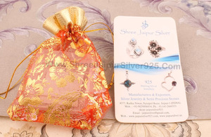 925 <b>Sterling</b> <b>Silver</b> Minimalist <b>Drop</b> <b>Earrings</b> with Rhodium Plating and Cabochon Stone Gemstone for Wedding Occasions - Product Image 2