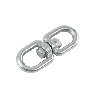 Anillo Giratorio Universal de Alta Resistencia en Forma de 8, Pulido, de Acero Inoxidable 304, Eslabones Giratorios M4-M32, Hebilla de Cadena con Cadenas Giratorias - Product Image 1