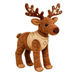 OEM tùy chỉnh dễ thương Hươu tuôn ra đồ chơi trẻ em Đồ chơi với PP bông Điền và vật liệu mềm cho lứa tuổi 14 + bên sử dụng - Product Image 1