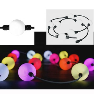 ไฟตกแต่งทรงกลม LED แบบแขวนกลางแจ้ง Matrix RGB 360 องศา ขนาด 50 มม. ปรับความสว่างได้ เหมาะสำหรับเวที สวน และงานตกแต่งอื่นๆ - Product Image 6
