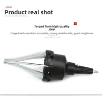 Outil de réparation automobile pneumatique pour l'installation de soufflets de joint homocinétique extérieur, avec fonction d'expansion et de remplacement de soufflets anti-poussière