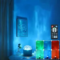 Projecteur laser étoilé de haute qualité en ABS, lampe de bureau LED multicolore galaxie avec télécommande, décoration d'ambiance pour chambre à coucher