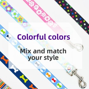 Conjunto <span class=keywords><strong>de</strong></span> Correa para <span class=keywords><strong>Perro</strong></span> con Estampado <span class=keywords><strong>de</strong></span> Huesos, Hecho con Materiales 100% Nailon y Poliéster para Razas Pequeñas y Medianas (Cierre <span class=keywords><strong>de</strong></span> Hebilla) - Product Image 3