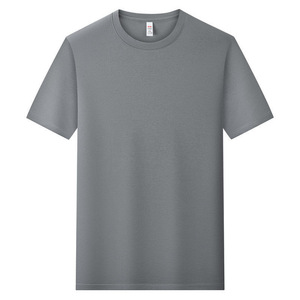 Camiseta de Manga Corta con Cuello Redondo, Ajustada, de Color Sólido, Hecha a Medida, de Fibra de Poliéster, Delgada, Informal, para Trabajo - Product Image 2