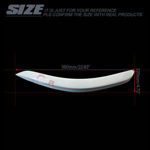 Cejas de faro para TOYOTA Alphard 20 series 2008-2015 AH20 Material de fibra de vidrio estilo AFA sin pintar - Product Image 3